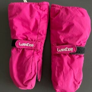 Pink Kids Mittens